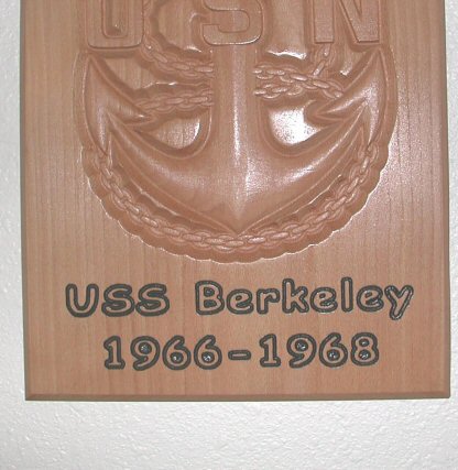 Navy Logo Plaque
