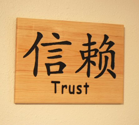 Chinese symbol for Trust
