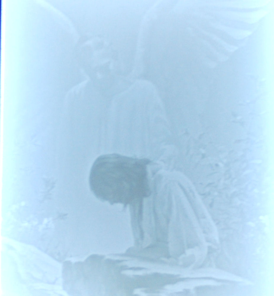 Angel watching over Jesus